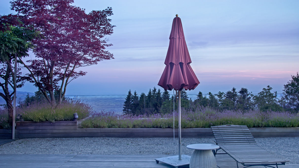 Morgenstimmung Terasse - F.X. Mayr Kurhotel Rickatschwende