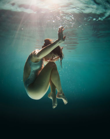 Frau im Wasser