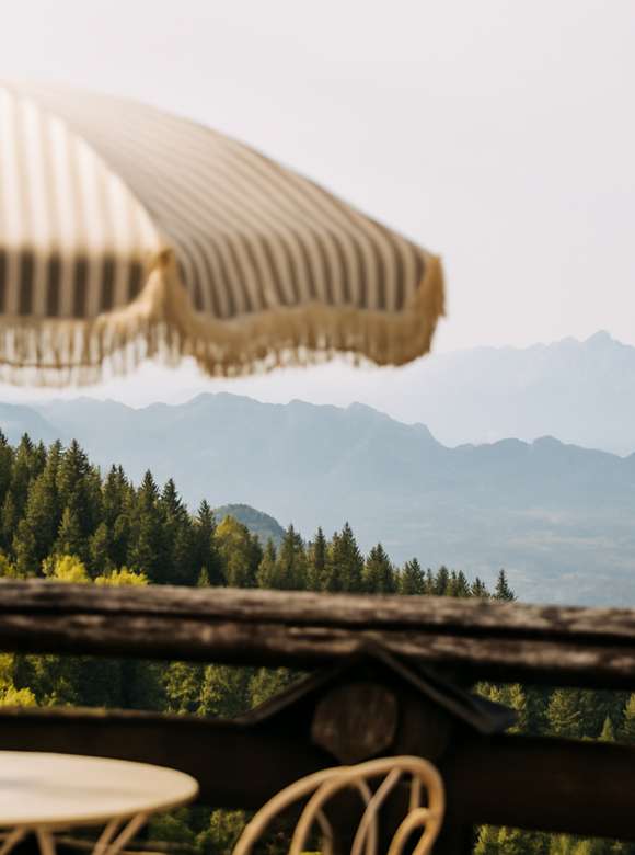 Aussicht Terrasse Rickatschwende F. X. Mayr Health Retreat