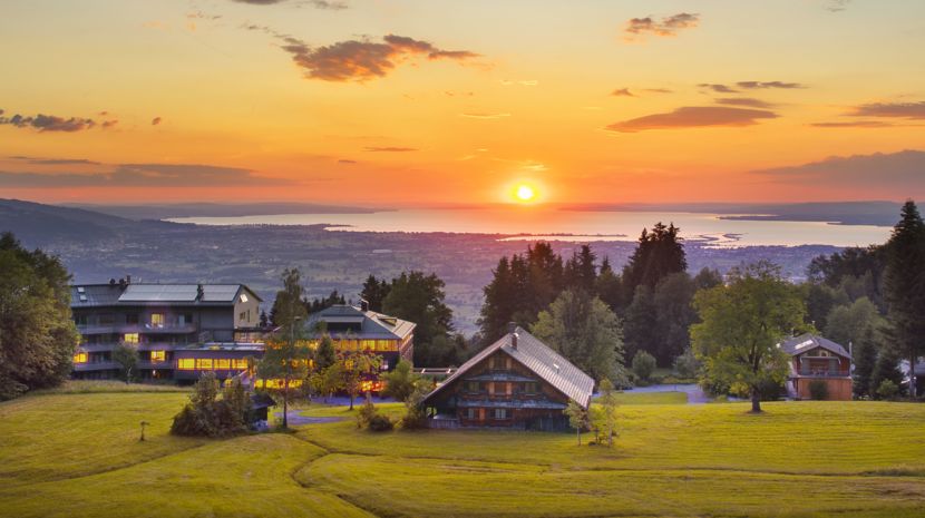 Rickatschwende Sonnenuntergang